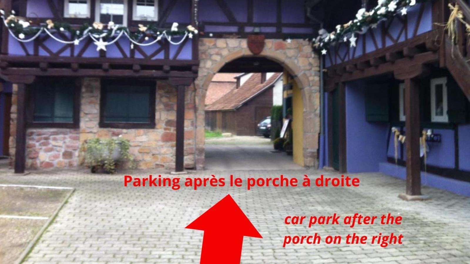 Gite Chez Marie-Sarah Petite Maison Calme Parking Ebersheim Exteriér fotografie